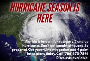 hurricane season is here